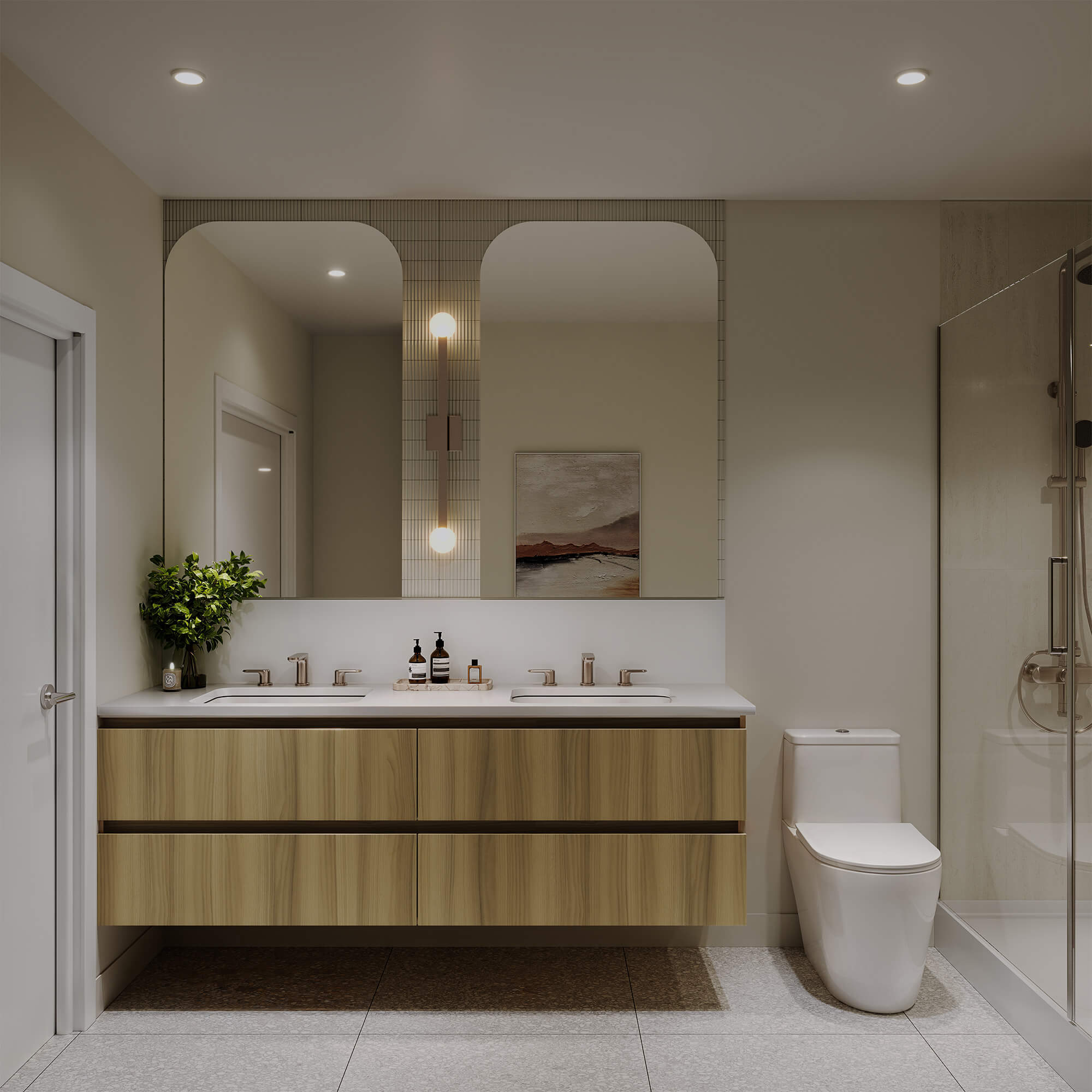 Image of bathroom colour scheme 'Pine'