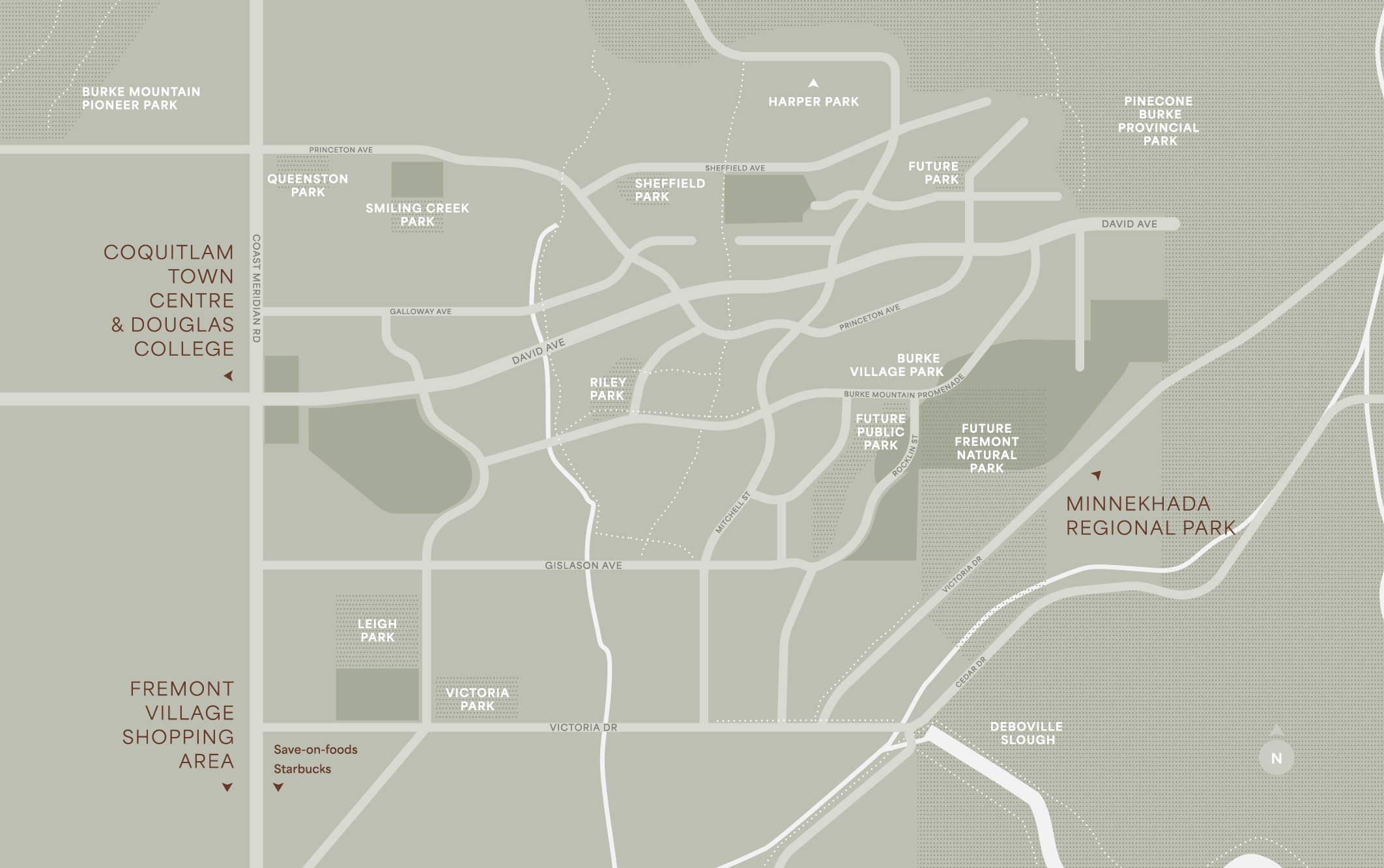 Map of the neighbourhood