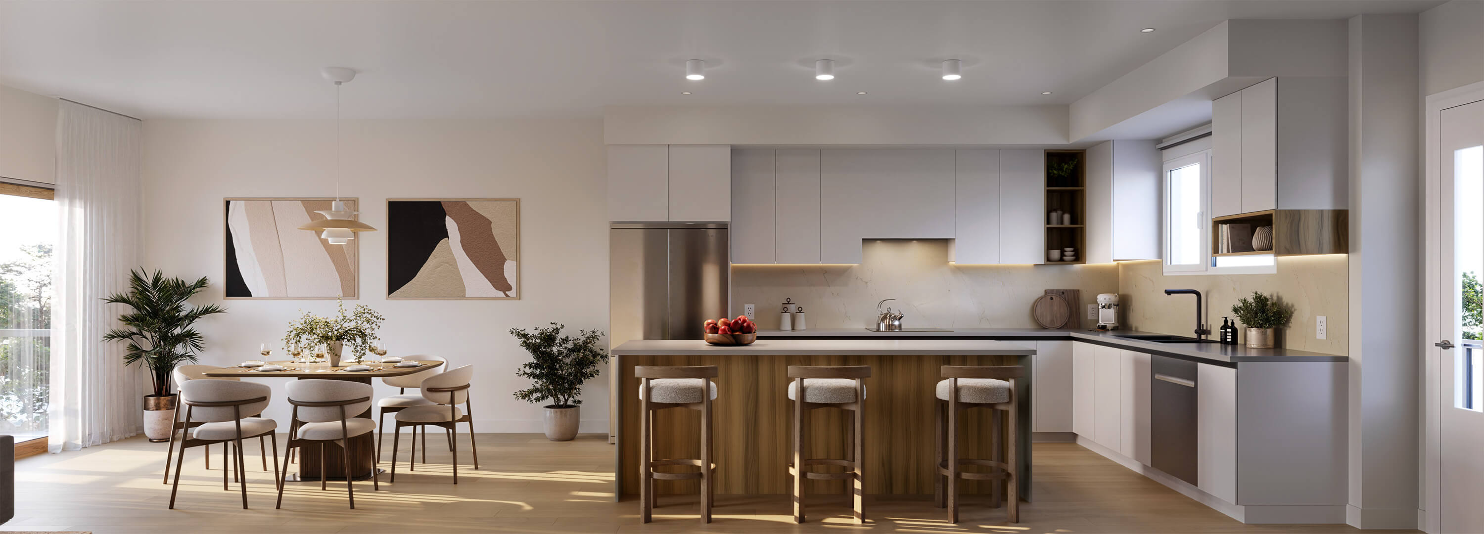 Image of kitchen colour scheme 'Pine'